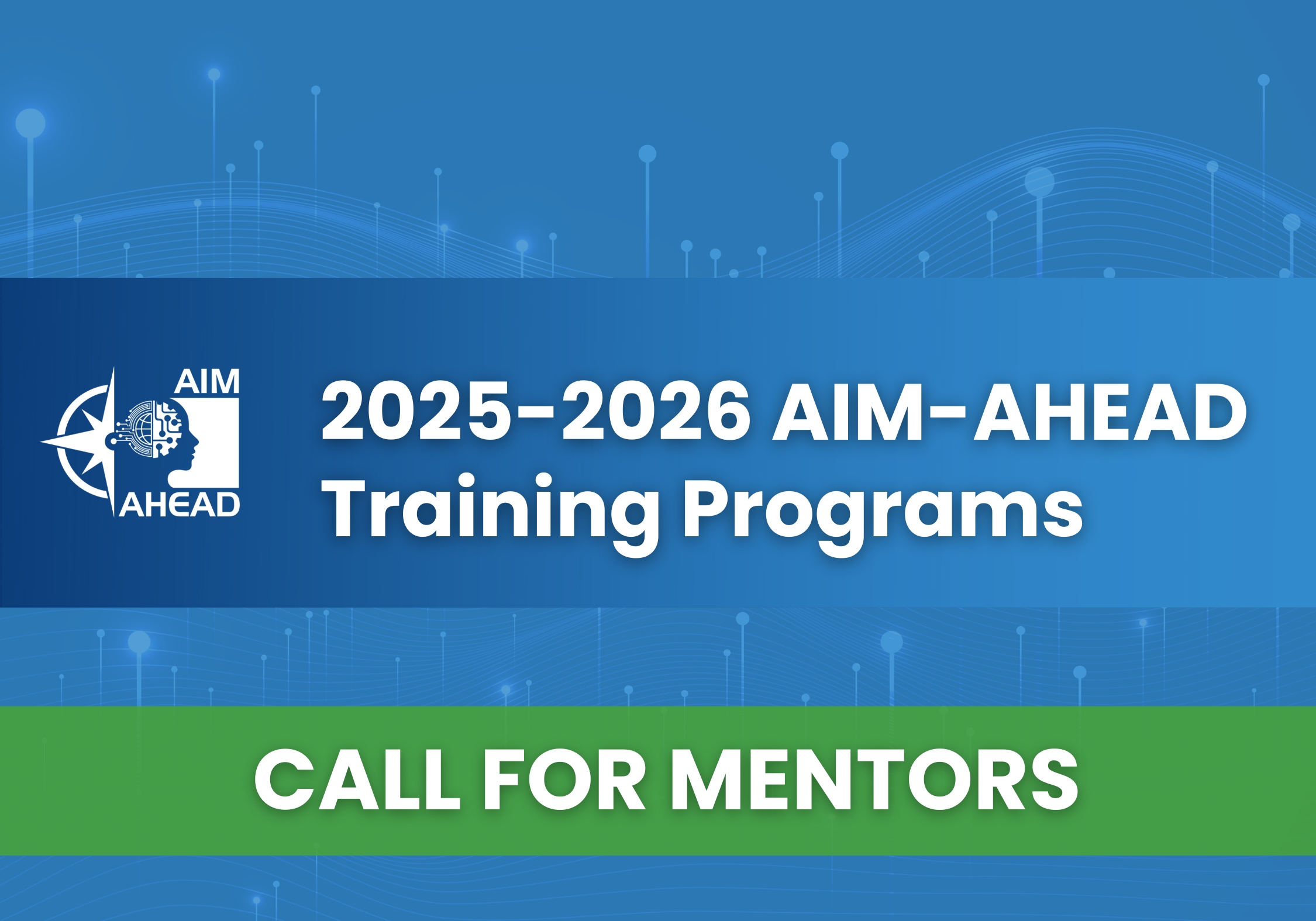 Paid Mentorship Opportunities: 2025–2026 AIM-AHEAD Training Programs Call for Mentors Extended