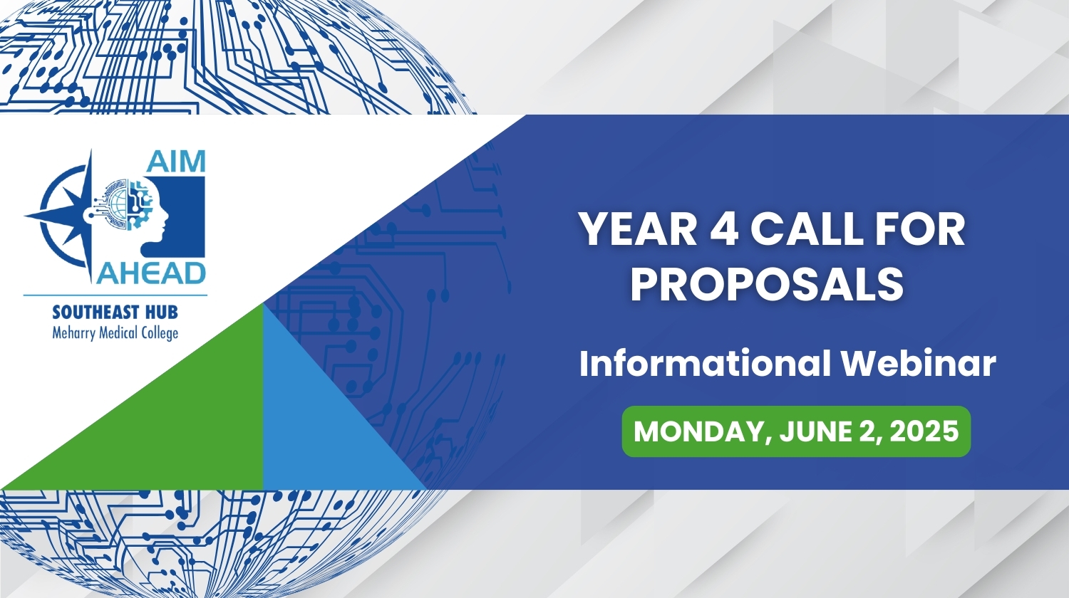 AIM-AHEAD's Southeast Hub (Meharry) Informational Webinar on Year 4 Programs